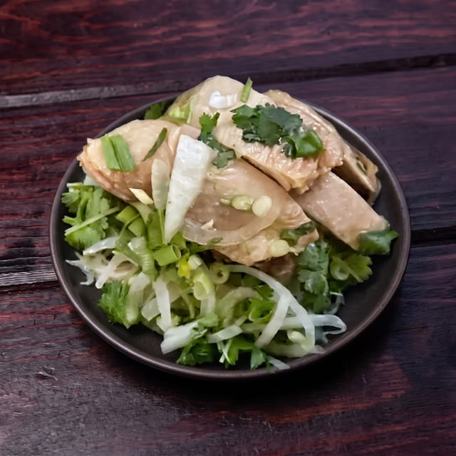 Pho Dui Ga/Chicken Leg Quarter Noodle Soup.