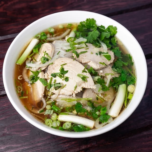 Pho Uc Ga/Chicken Breast Noodle Soup.