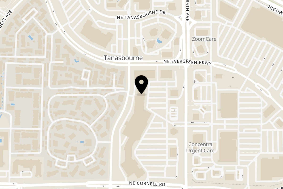 Map showing the location of Phở Gabo Hillsboro on 2331 NW 185th Ave in Hillsboro